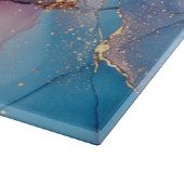 Alcoholinkt Marmeren Effect Abstract Snijplank (Hoek)