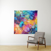 Alcoholinkt moderne waterverven achtergrond wandkleed (In situ)