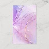 Alcoholinkt Paars Verpakking Kaarten Visitekaartje (Achterkant)