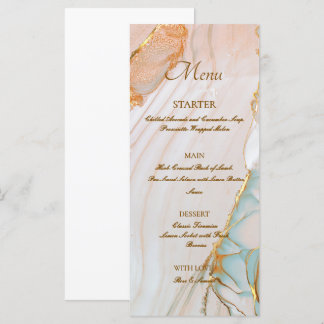 Alcoholinkt Roos Elegant Flat Menu