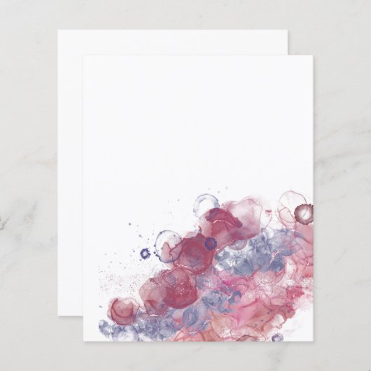 Alcoholinkt Roze druppels (Voorkant / Achterkant)