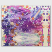 Alcoholinkt Schilderen met Paars Cadeaupapier (Vlak)