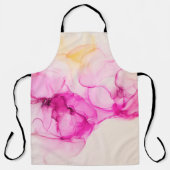 Alcoholinkt zee textuur. Contemhedendaagse kunst. Schort (Voorkant)