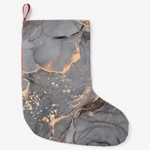 Alcoholinktkleuren doorschijnend. Abstracte multic Kleine Kerstsok
