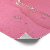 Alcoholinktkleuren doorschijnend. Abstracte multic Poster (Hoek)