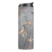 Alcoholinktkleuren doorschijnend. Abstracte multic Thermosbeker (Gedraaid links)