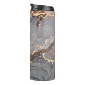 Alcoholinktkleuren doorschijnend. Abstracte multic Thermosbeker (Geroteerd rechts)