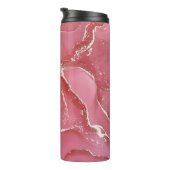 Alcoholinktkleuren doorschijnend. Abstracte multic Thermosbeker (Geroteerd rechts)