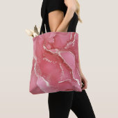 Alcoholinktkleuren doorschijnend. Abstracte multic Tote Bag (Dichtbij)