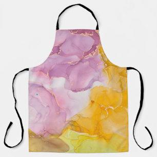 Alcoholinktkleuren doorschijnend. Fluid Art. Moder Schort