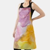 Alcoholinktkleuren doorschijnend. Fluid Art. Moder Schort (Insitu)