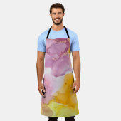 Alcoholinktkleuren doorschijnend. Fluid Art. Moder Schort (Gedragen)