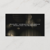 Alcoholische Dranken | Verlichte Achtergrond  Visitekaartje (Achterkant)