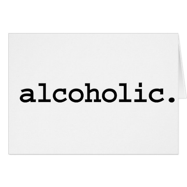 alcoholist. (Voorkant Horizontaal)