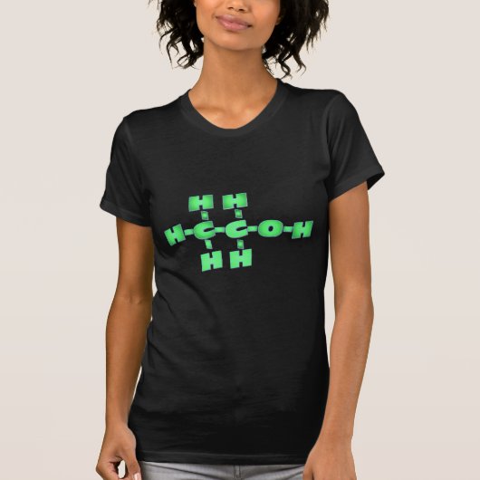 alcoholmolecule t-shirt (Voorkant)