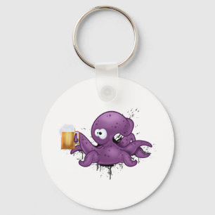 Alcoholoctopus Sleutelhanger