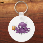 Alcoholoctopus Sleutelhanger (Voorkant)