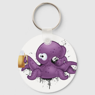 Alcoholoctopus Sleutelhanger