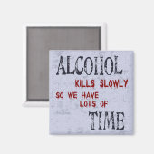 Alcoholtijd Magneet (Voorkant / Achterkant)