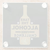 Alcoholvrij en nuchter glazen onderzetter (Achterkant)