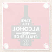 Alcoholvrij en nuchter glazen onderzetter (Achterkant)