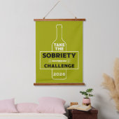 Alcoholvrij en Nuchter Hangend Wandkleed (Slaapkamer)