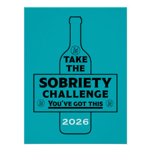 Alcoholvrij en Nuchter Perfect Poster