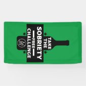 Alcoholvrij en nuchter spandoek (Horizontaal)