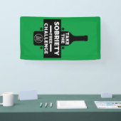 Alcoholvrij en nuchter spandoek (Beurs)