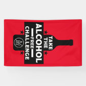 Alcoholvrij en Nuchter Spandoek (Horizontaal)