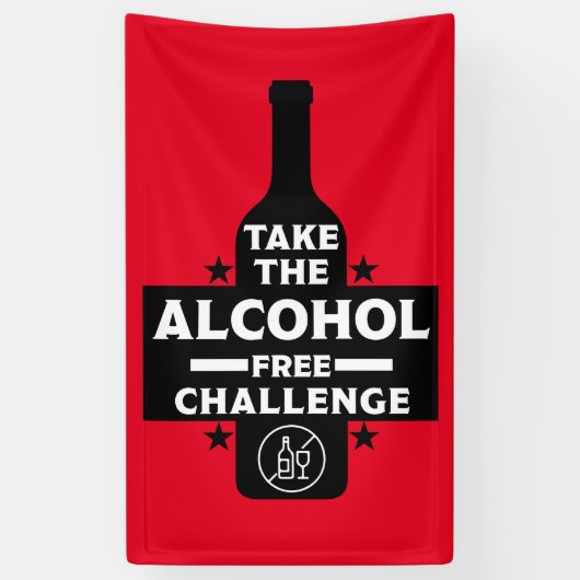 Alcoholvrij en Nuchter Spandoek (Verticaal)