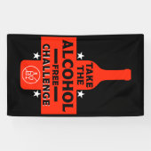 Alcoholvrij en Nuchter Spandoek (Horizontaal)