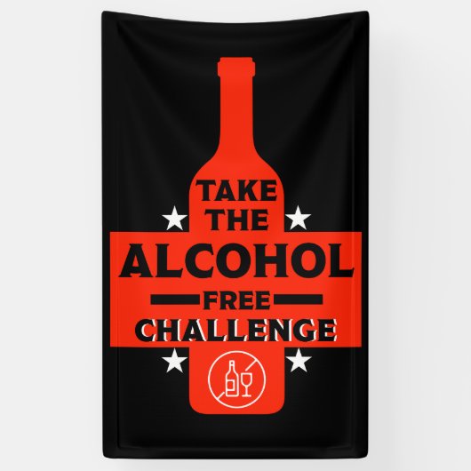 Alcoholvrij en Nuchter Spandoek (Verticaal)
