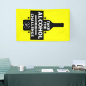 Alcoholvrij en nuchter spandoek (Beurs)