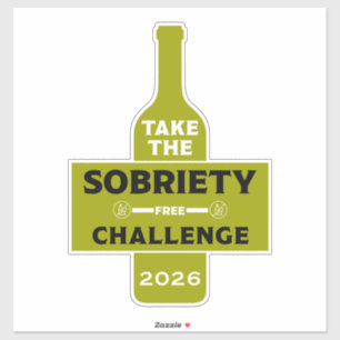 Alcoholvrij en Nuchter Sticker