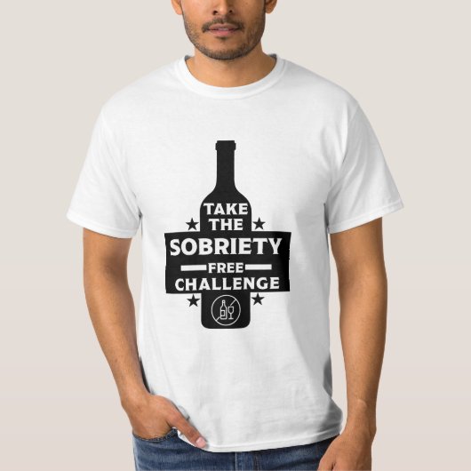 Alcoholvrij en nuchter t-shirt (Voorkant)