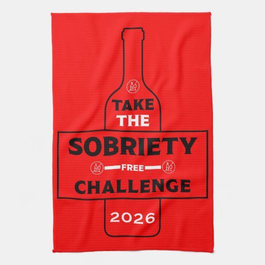 Alcoholvrij en Nuchter Theedoek (Verticaal)