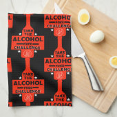 Alcoholvrij en nuchter theedoek (Quarter Fold)