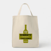 Alcoholvrij en Nuchter Tote Bag (Achterkant)