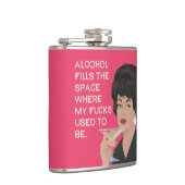 Alcolhol vult de ruimte waar mijn bekommernis vroe heupfles (Rechts)