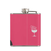 Alcolhol vult de ruimte waar mijn bekommernis vroe heupfles (Achterkant)