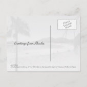 Alcudia Beach en Bay Landscape Majorca Spanje Briefkaart (Achterkant)