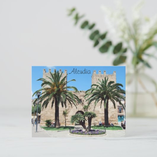 Alcudia, Briefkaart Mallorca (Staand voorkant)