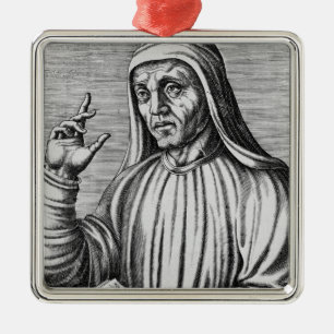 Alcuin of York Metalen Ornament