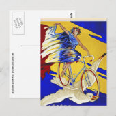 Alcyon Cycles - Fietskunst Briefkaart (Voorkant / Achterkant)