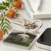 Aldabra Tortoise Feeding Sleutelhanger (Voorkant Rechts)