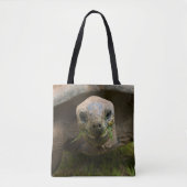 Aldabra Tortoise Feeding Tote Bag (Voorkant)