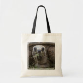 Aldabra Tortoise Grazing Tote Bag (Voorkant)