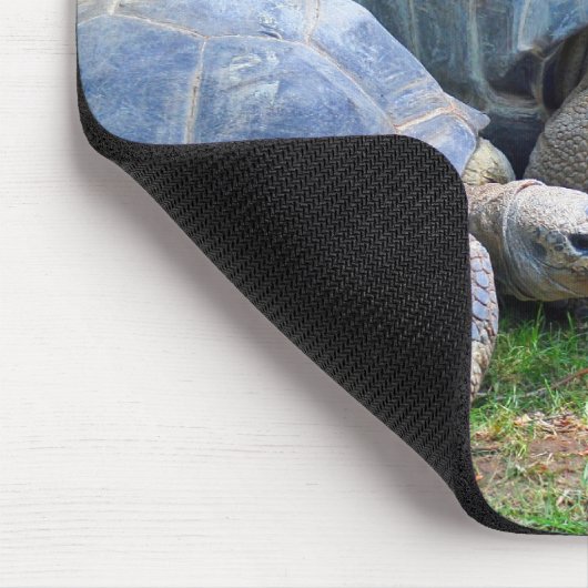Aldabra Tortoises Mousepad Muismat (Hoek)