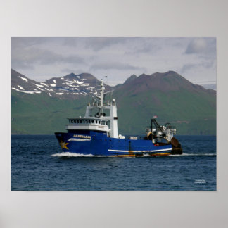 Aldebaran, Vist Trawler in de Nederlandse haven, A Poster
